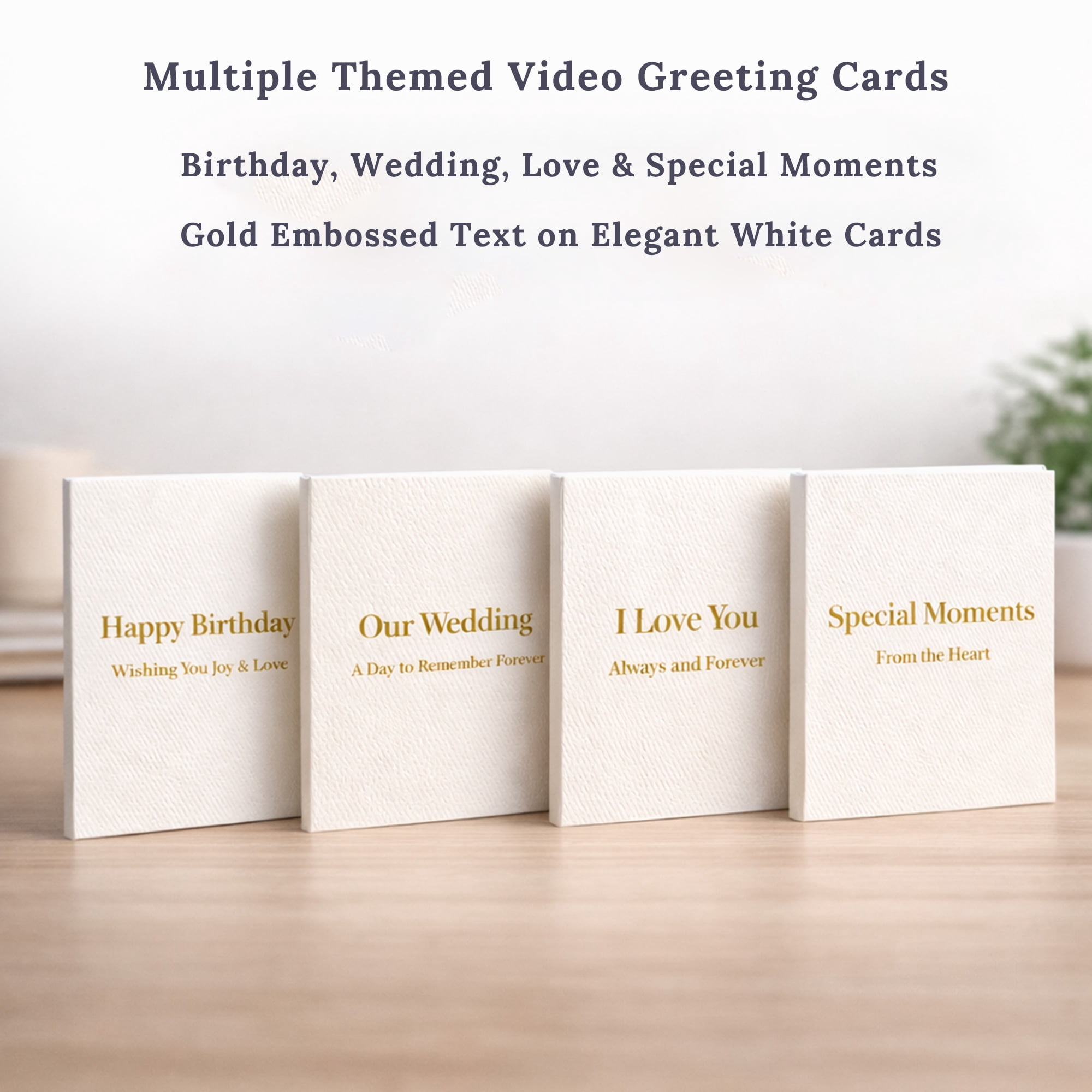 Sourcingbay 4.3 inch LCD Video Greeting Card, USB Transfer, DIY 3D Transfer Stickers Included for Wedding Birthday Anniversary
