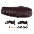 thumbnail image 2 of Motorcycle Seat - Flat Brat Seat Cafe Racer Saddle Seat - leatherette, 2 of 10