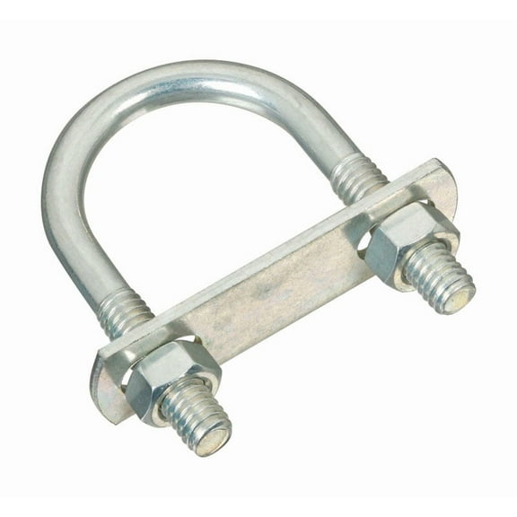 National Hardware 5/16 In. x 1-3/8 In. x 2-1/2 In. Zinc Round U Bolt Pack of 5