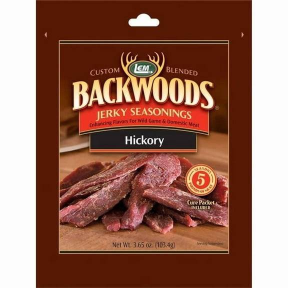 LEM  3.65 oz Backwoods Hickory Seasoning Jerky, Pack of 6