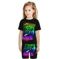 thumbnail image 2 of Share The Love Cute Short Sleeve Pajama Set Sleepwear Soft Pjs Pants Shirt Shorts, 2 of 9