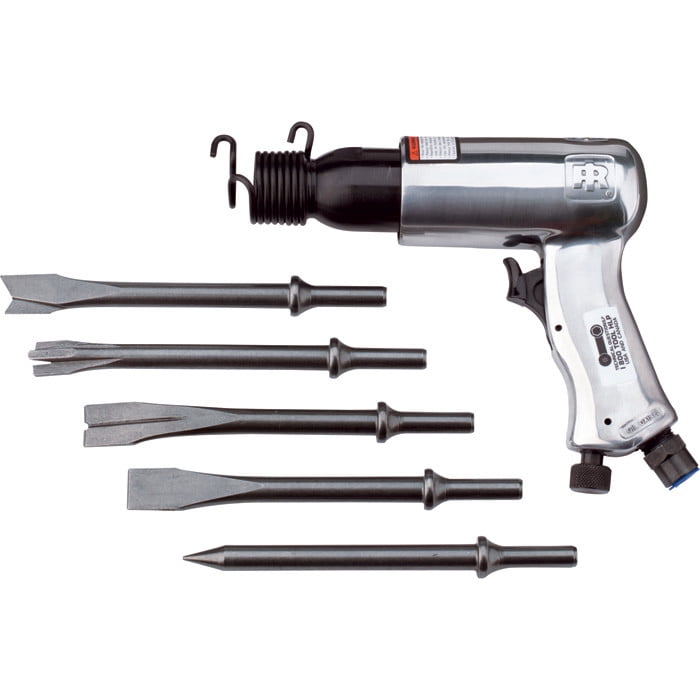 Air Hammer with 5-Piece Chisel Set 
