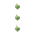 thumbnail image 3 of Langgg Keyring Keyholder DIY Small Decorative Purse Pendent Multipurpose Sweet Gift Workmanship Bag Decor Heart Keychain Light Green 3Set, 3 of 6