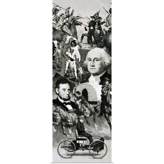 Great BIG Canvas | Rolled Angus McBride Poster Print entitled The Making of America