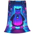 thumbnail image 2 of Snorlax Throw Blanket Cozy Anti-pilling flannel Bedding Gifts for Men, Women teen Adults Decor for Couch, Sofa, Bed 40x30, 2 of 4
