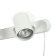 thumbnail image 5 of Globe Electric 22" 3-Light Matte White Plug-in Track Lighting, 5 of 11