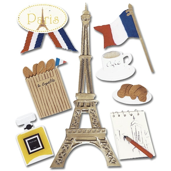 Jolee's Boutique Dimensional Stickers-Paris