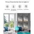 thumbnail image 4 of Window Privacy Film, Grey Coastal UV Sun Blocking Window Tint Film Heat Control One Way Blackout Window Film, Spring Summer Ocean Beach Oil Painting Modern Non Adhesive Static Cling 23.6x78.7 In, 4 of 7