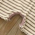 thumbnail image 4 of YUIVH Romper Casual Summer Jumpsuit Boys Girls Short Sleeve Striped Prints Romper With Pocket Jumpsuit Clothes Soft Comfort Toddler Jumpsuit, 4 of 6