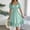 Mint Green, variant on Blmnix Work Dresses Women's Dresses Fit & Flare Elegant Dresses Dress Purple Midi Dresses Short Sleeve Square Neckline Summer Dresses for Women 2026,XL