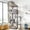 Light Grey, variant on Globlazer 83 Inch Tall Cat Tree for Large Cats, Heavy Duty Cat Tower with 2 Condos and Hammock for 4+ Cats, Multi-Level Cat Tree Tower for Indoor Corner Placement, S83,Dark Gray