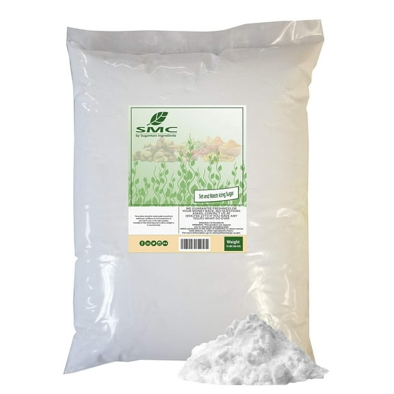 Set & Match Confectioners Icing Sugar 5 Pounds-Fondant Type Sugar
