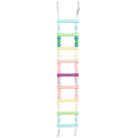 Pet Bird Swing Ladder Standing Rest Perch for Small Birds Birdcage Accessories