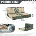 thumbnail image 7 of FOR U DESIGNS Boho Mandala Dog Paw Pattern 2 Pack RV Dinette Cushion Covers Breathable Sofa Furniture Protector Replacement Loveseat Sofa Chair Cover Camper Seat Covers Dinette Booth, 7 of 7