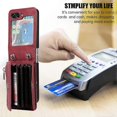 thumbnail image 5 of Z Flip 6 Case with Crossbody Chain Cover Multi-Function Phone Protective Case for Samsung Galaxy Z Flip 6, 5 of 5