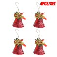 thumbnail image 1 of Colgante de campana de Feliz Navidad, nota Musical dorada, adornos colgantes para árbol de Navidad, fiesta de año nuevo, decoración del hogar, regalo de Navidad, 4 piezas por juego, 1 of 4