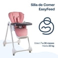 thumbnail image 2 of Silla Periquera Bebesit EasyFeed Arnés 5 Puntos Bandeja Ajustable, 2 of 7