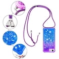 thumbnail image 5 of Funda para iPhone SE 2022/2020 Brillantina Líquida Divertida Reluciente y con Cristales en Movimiento Cuerpo Cruzado con Cordón Ajustable, 5 of 5