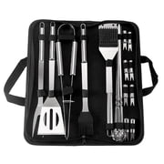 3/7/20 Pcs Stainless Steel BBQ Tool Set Complete Grill Accessories Kit with Spatula Tongs Forks for Outdoor Camping Barbecue High-Temperature Resistant Utensils