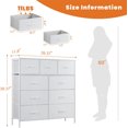 Dresser with 9 Drawers, Storage Unit Organizer Chest for Clothes, Tall
