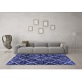 thumbnail image 3 of Ahgly Company Indoor Rectangle Abstract Blue Modern Area Rugs, 4' x 6', 3 of 4