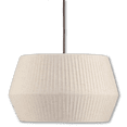 thumbnail image 1 of Bouclair Oatmeal Linen Ceiling Lamp, 1 of 5