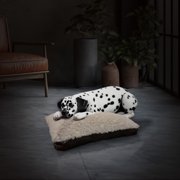 Open Box Aspen Pet 36x27 Faux Leather Gusset Pillow Pet Bed Removeable Cover