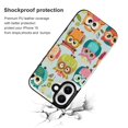 thumbnail image 2 of Compatible with iPhone 11 12 13 mini 14 15 16 Pro Max Plus Wallet Case with Card Holder, PU Leather Kickstand Card Slots Case ( Cute Owl Pattern, iPhone 13 mini), 2 of 7