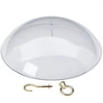 thumbnail image 3 of Plastic Weather Protective Dome Cover for Hanging Bird Feeders Protective Cover Suspended Dome Protector Outdoor Yard Protector, 3 of 6