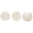 thumbnail image 1 of Plate Beads 100x Nacre Pearl Shell Round 35mm White, 1 of 5