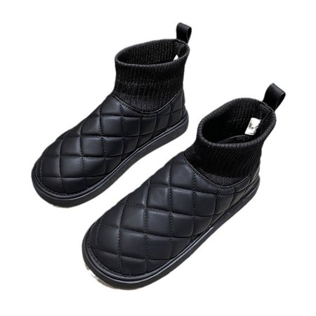 

23 years fleece-lined high-top snow boots women winter new students ins Korean warm casual shoes cotton shoes women
