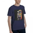 thumbnail image 2 of ALLNOB Men's Short Sleeve Standard T-Shirt 150g Navy Blue, 2 of 8