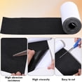 thumbnail image 6 of 3.93 x 78.74 Inch Black Linen Fabric Repair Patch Solid Strong Sticky Self Adhesive Large Couch Patches Tape Roll DIY, 6 of 7