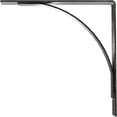 thumbnail image 4 of Ekena Millwork 3"W x 18"D x 18"H Morris Steel Bracket, Antiqued Silver, 4 of 11