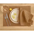 thumbnail image 5 of Solino Home Linen Placemats Set of 4 - Pinstripe Camel and White Placemats 14 x 19 Inch - 100% Pure Linen Place Mats for Summer, Fall, Autumn, 5 of 5