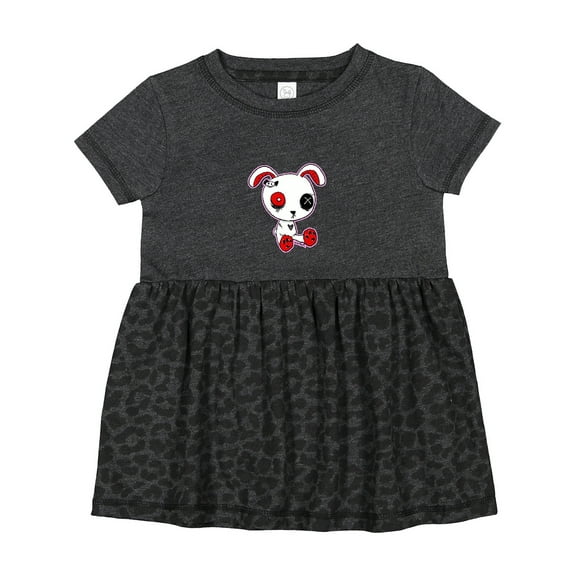 Inktastic Goth Bunny Girls Baby Dress