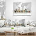 thumbnail image 3 of Famous Monuments Across World - Throw Pillow - 18x18, 3 of 4