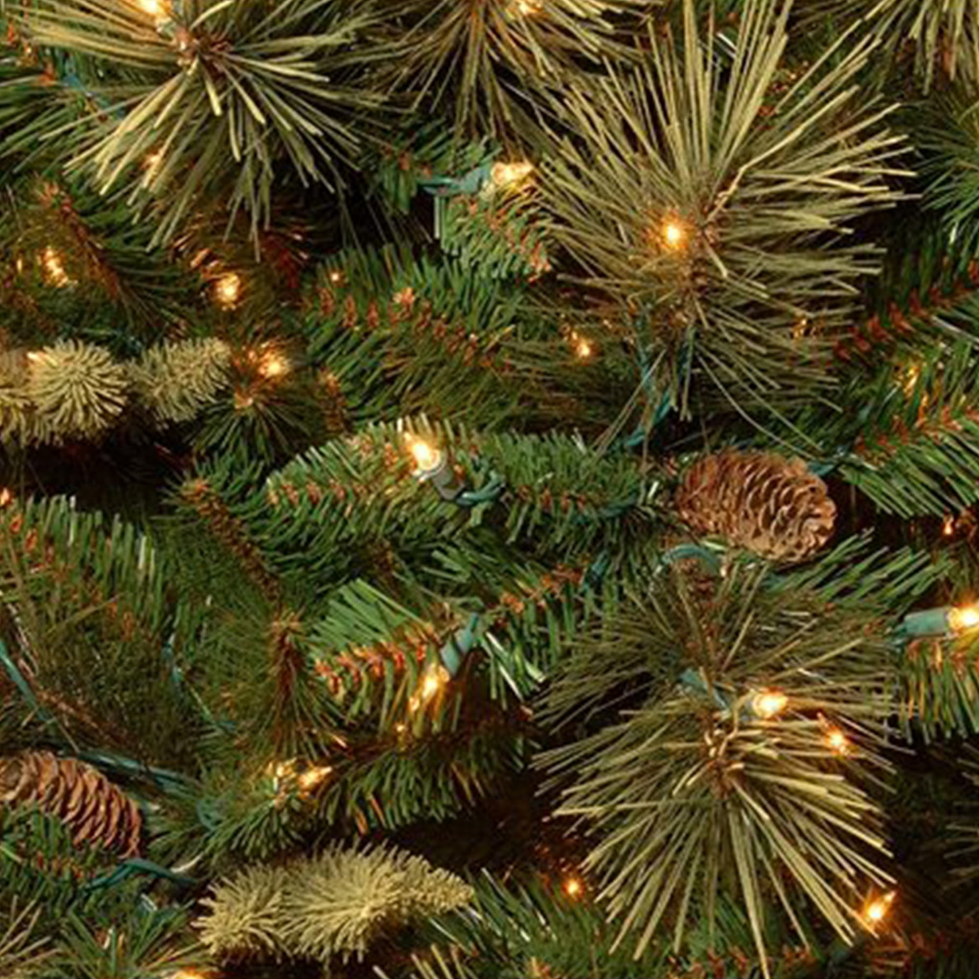Lot De 5 Branches De Pin Artificielles Pré-Éclairées - 39 Cm - Déco Noël DIY - Pour Couronnes, Vases, Cheminée