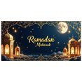 thumbnail image 6 of Ramadan Mubarak Banner Islamic Festival Lantern Moon Backdrop for Eid Decoration Party Supplies Photography Props Ramadan Celebration Event Decor, 6 of 8