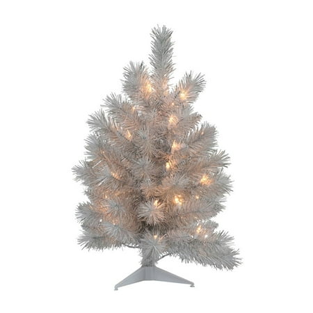 silver white pine dura lit table top christmas tree silver white pine dura lit table top christmas tree