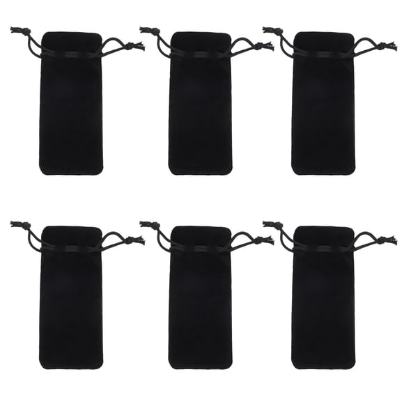 6pcs Supply Lint Lintstick Bag Polvo a prueba de polvo Brillo Brillo PERFUME PERFUME DE ALMACENAMIENTO