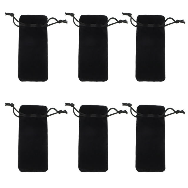 MasteelfCA 6 Pcs Sac à Rouge à Lèvres Souple Anti-Poussière Pochette de Rangement pour Parfum