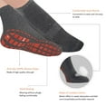thumbnail image 2 of Novayard 6 Pairs Non Slip Grip Socks Yoga Pilates Hospital Socks Sticky Grippers for Men Women, 2 of 10