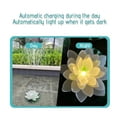 thumbnail image 6 of SLYNSHome LED Solar Floating Lotus Lights for Ponds - Waterproof - Battery Operated - Artificial Float Flower Light Lamp for Pools,Wedding,Garden Decoration (White), 6 of 9