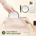 thumbnail image 7 of Behome 30x Magnifying Mirror With Light, 360°Adjustable Stand & Suction Cups Vanity Mirror, 3 Color Modes & Stepless Dimming, Rechargeable Lighted Makeup Mirror, for Vanity, 7 of 7