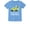 California Blue, variant on Tstars Toddler 4th Birthday Tee: Tractor & Construction Theme - Perfect Gift for Four-Year-Olds, Celebrate in Style, Unisex Kids B-Day Party Shirt
