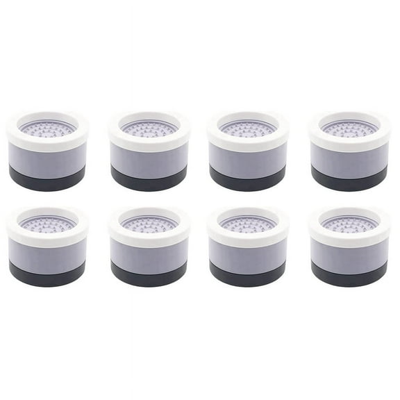 8 Sets Furniture Bed Risers Heavy Duty Round Lifts Adjustable Height,for Table Chairs Couch Cabinet Legs Sofa
