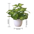 thumbnail image 2 of SANAG Artificial Potted Plant Leaf Simulation Leaves Home Office Desktop Greenery Decoration, Plant Type 6, 2 of 4