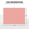 thumbnail image 2 of Yiaed Houndstooth With Red And White Print Highly Absorbent Microfiber Kitchen Counter Mat, Dish Drying Pad for Dishes, Utensils, Pots and Pans, Large 18" x 24", 2 of 7
