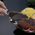thumbnail image 4 of LEEYNEERStainless Steel Gravy Boat Set with Ladle for Sauces and Dressings, 4 of 6